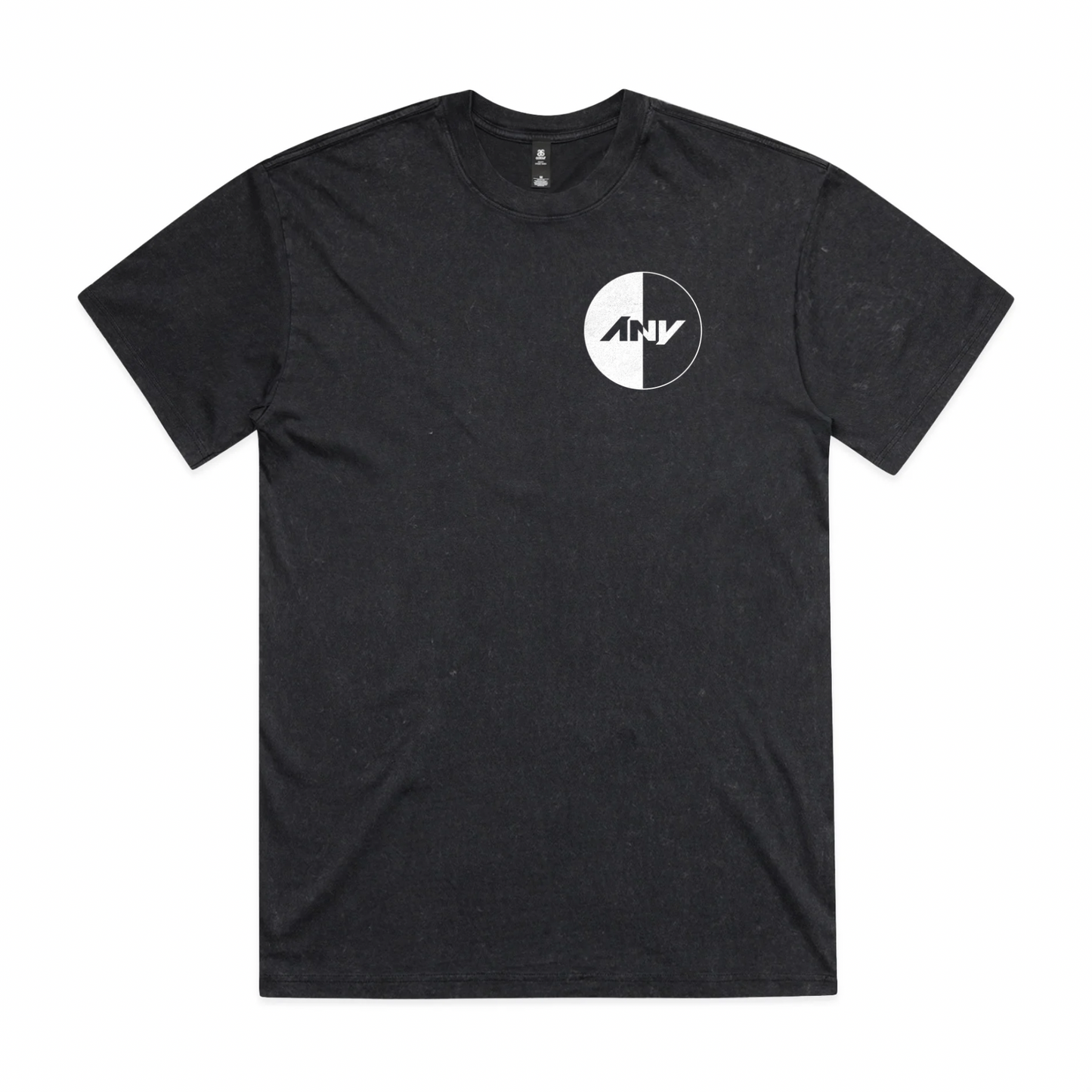 “Duality/Spectrum” Heavy Faded Stone Wash Tee