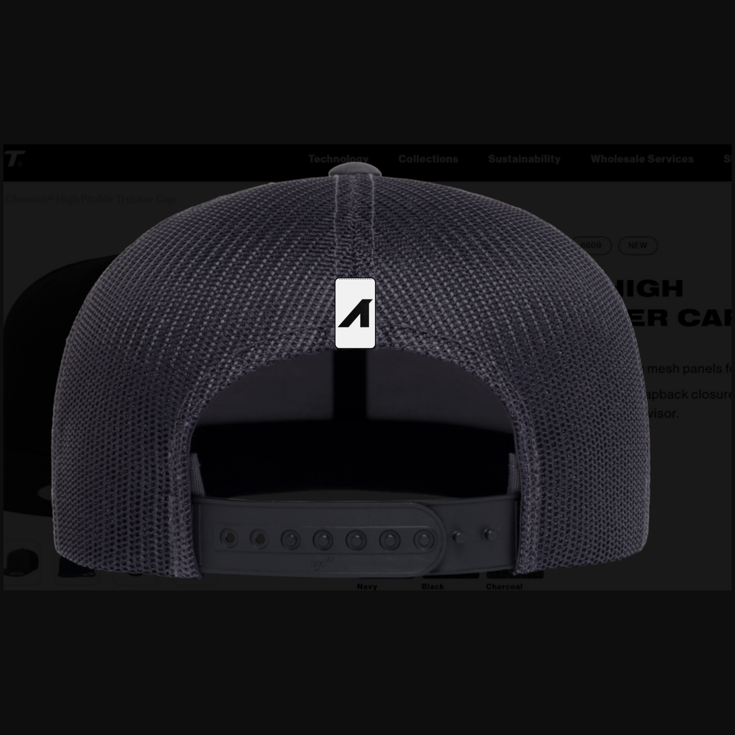 "Duality" Unisex 5-Panel Flat Bill Trucker Cap