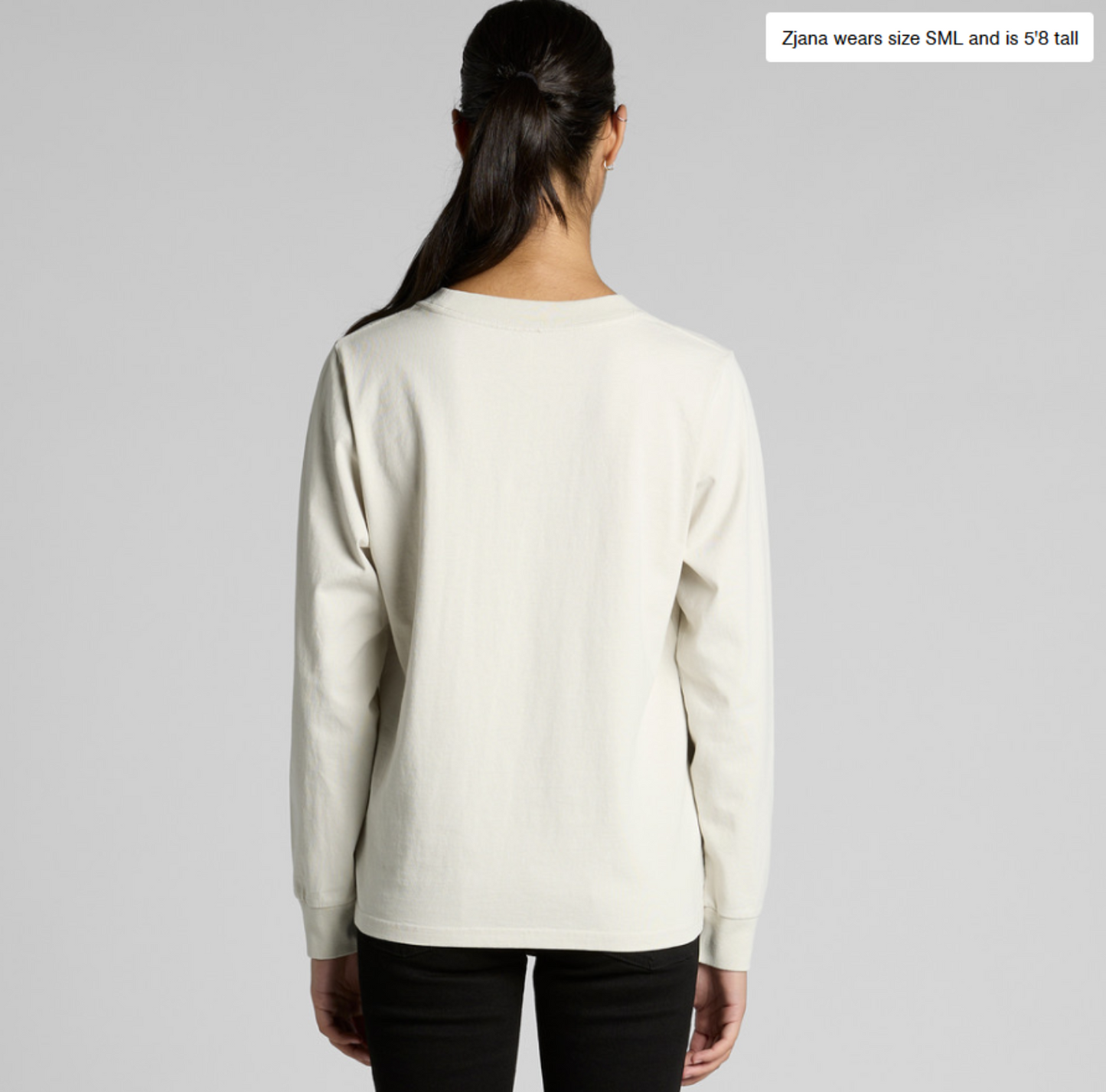 Wo's Heavy Faded L/S "Radical Inclusion" Tee