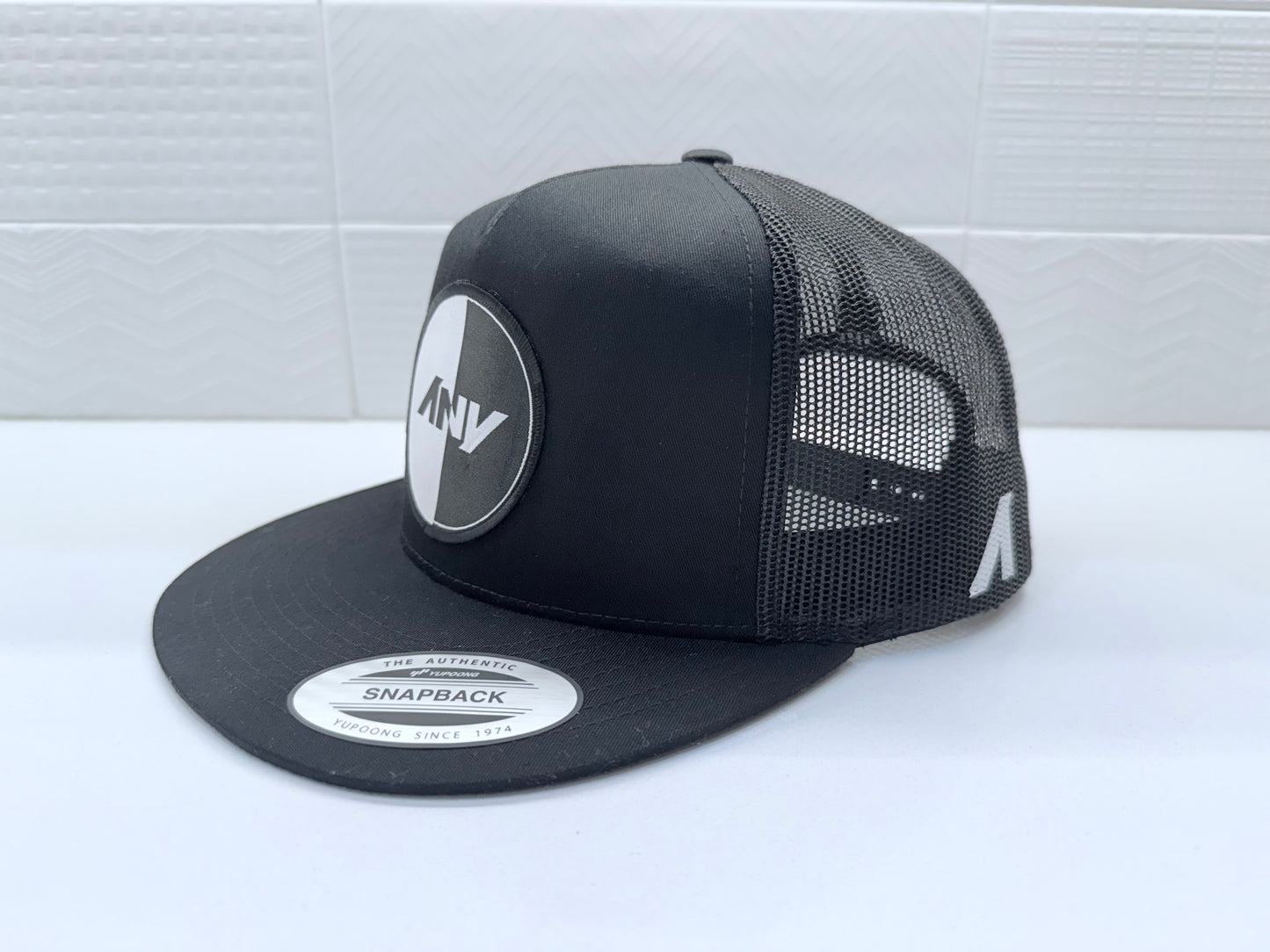 "Duality" Unisex 5-Panel Flat Bill Trucker Cap