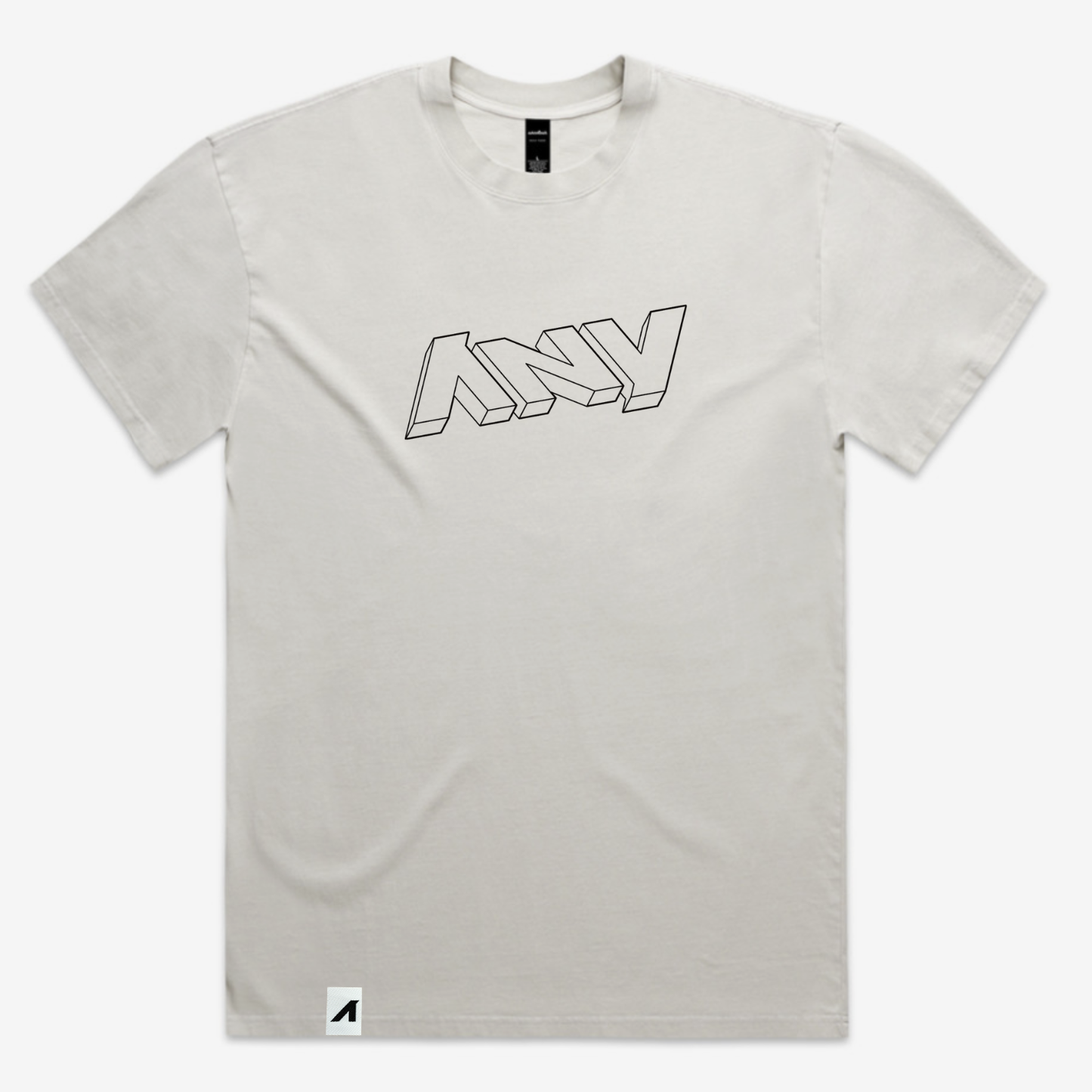 Men’s “3D ANY Who Call” Heavy Faded Tee (Bone)