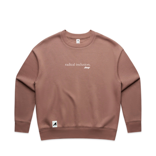 Wo's "radical inclusion" Relax Crew (Hazy Pink)