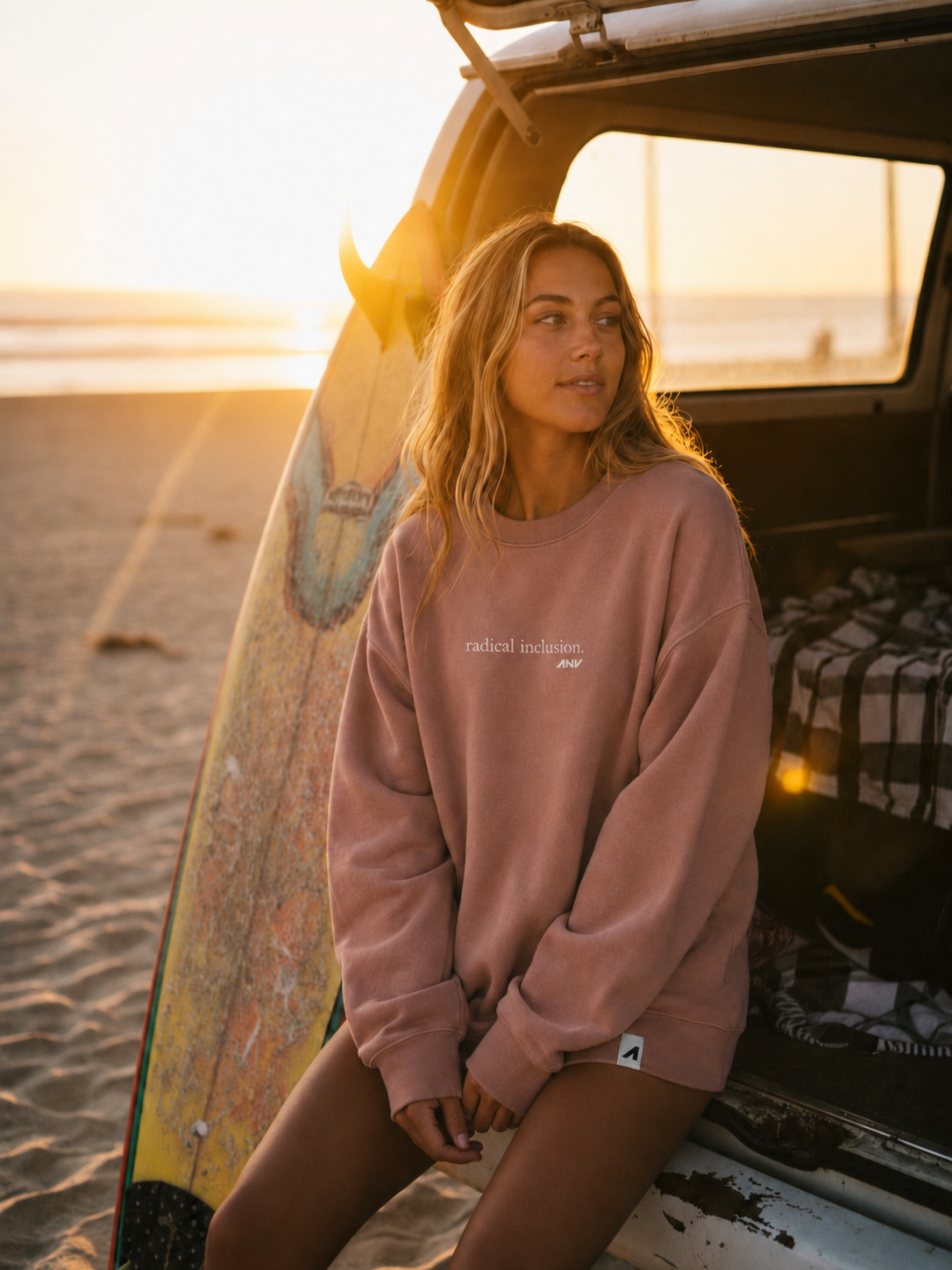 Wo's "radical inclusion" Relax Crew (Hazy Pink)