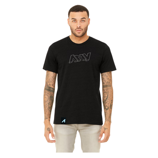 “3D ANY Who Call” Unisex CVC Short Sleeve Tee (Black)