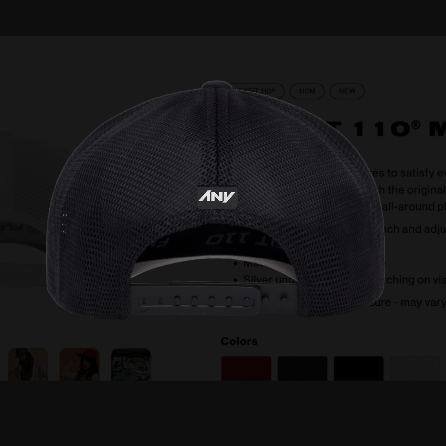 "A is for ANY" FlexFit 110 Mesh Cap
