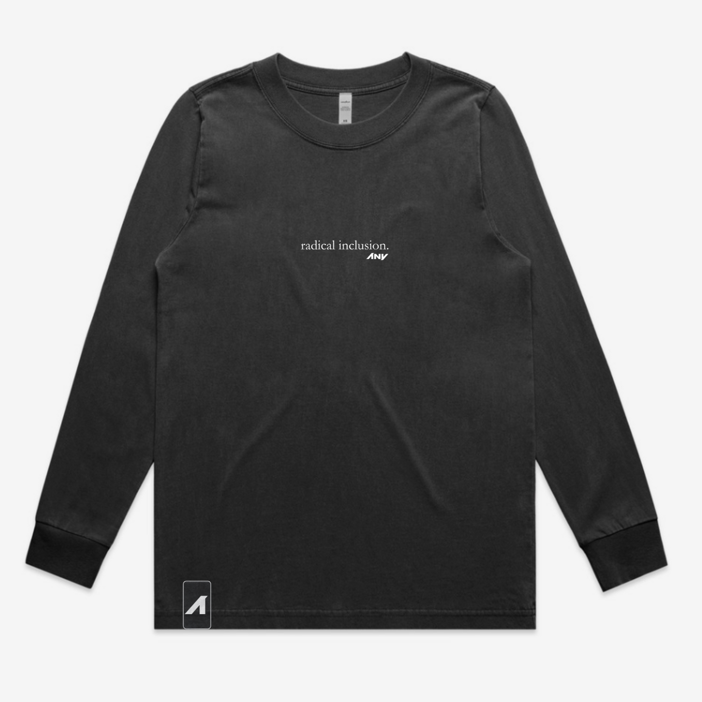 Wo's Heavy Faded L/S "Radical Inclusion" Tee