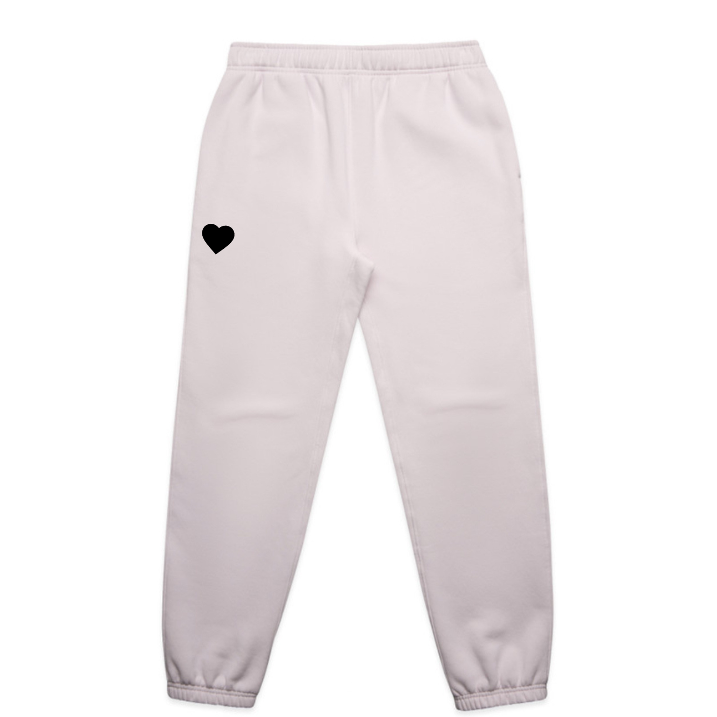 Wo’s “Love is Strength” Relax Trackpants (Orchid/Black)