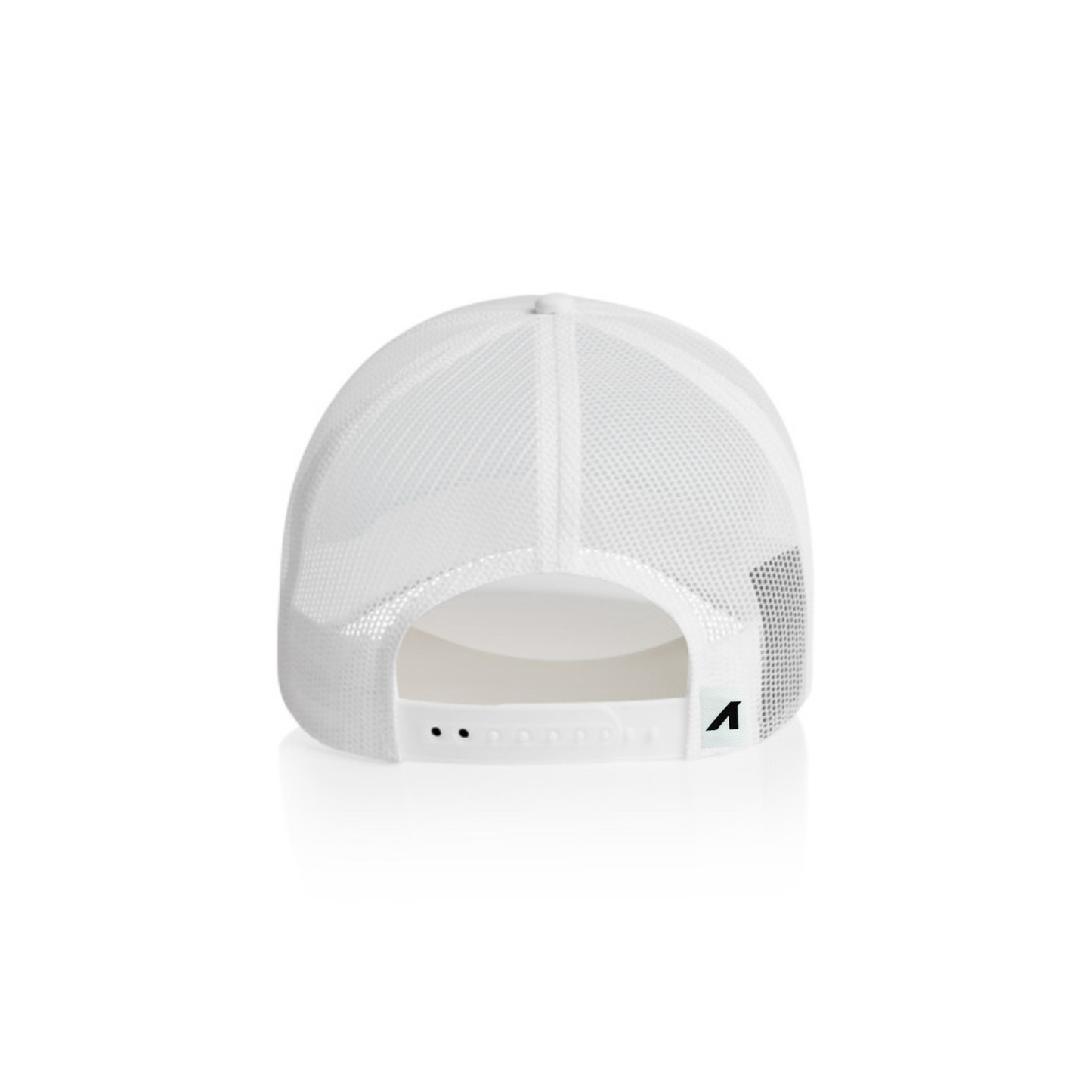 “Duality” Patched Frame Foam Trucker (White)