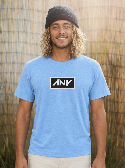 ANY Unisex CVC Short Sleeve Tee (Carolina Blue)