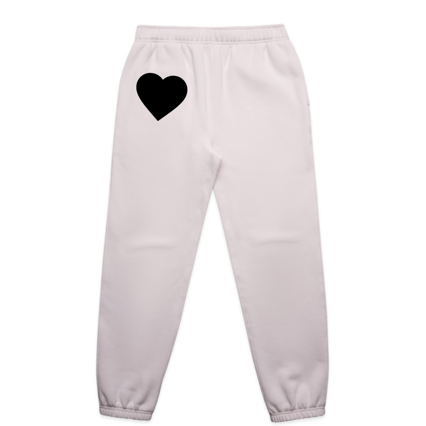 Wo’s “Love is Strength” Relax Trackpants (Orchid/Black)