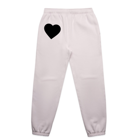 Wo’s “Love is Strength” Relax Trackpants (Orchid/Black)