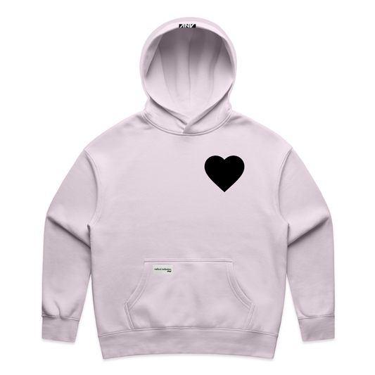 Wo's "Love is Strength" Relax Hood (Orchid)