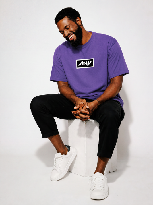 ANY Heavy Faded Tee (Violet)