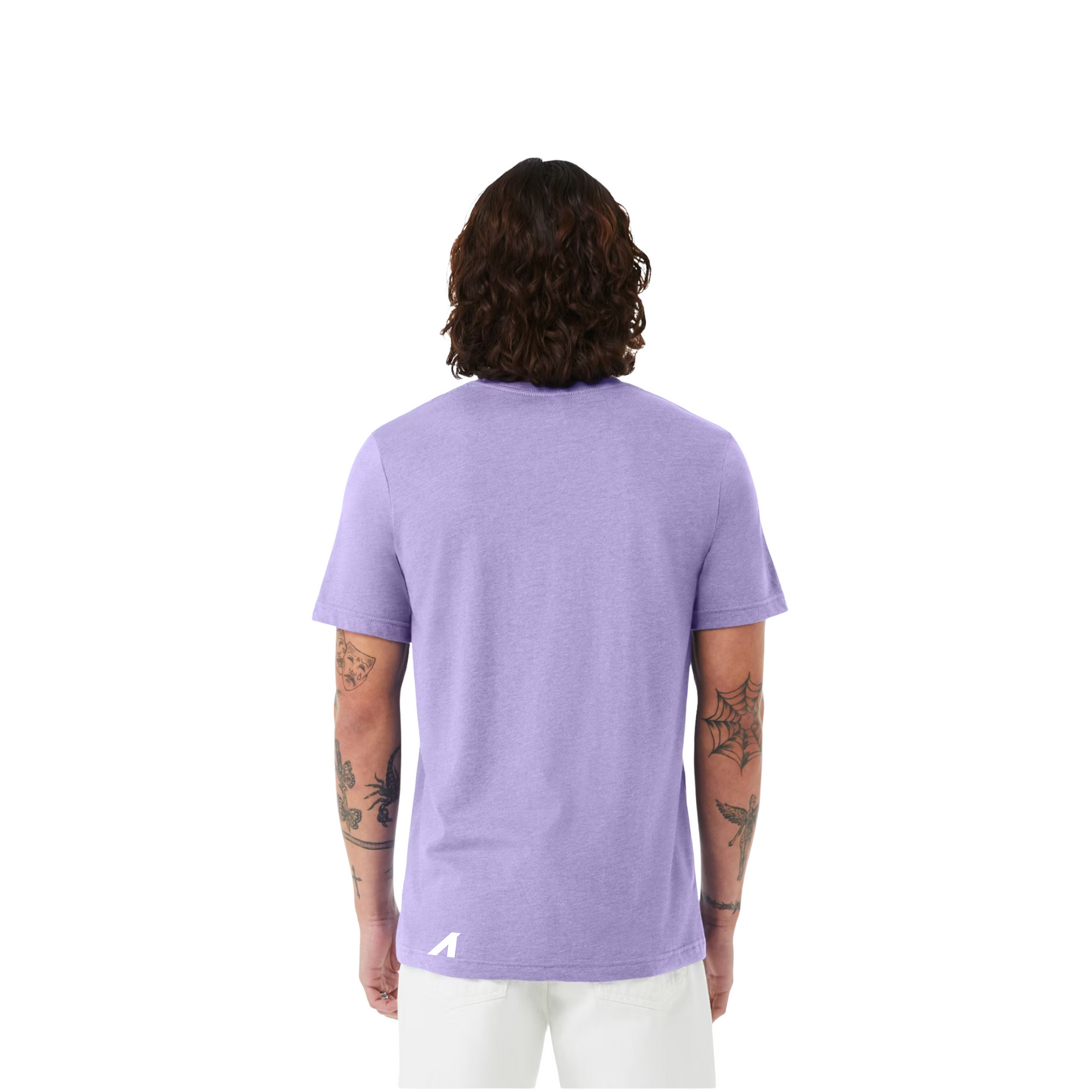 "3D ANY Who Call" Unisex Heather CVC Short Sleeve Tee (Lavender)