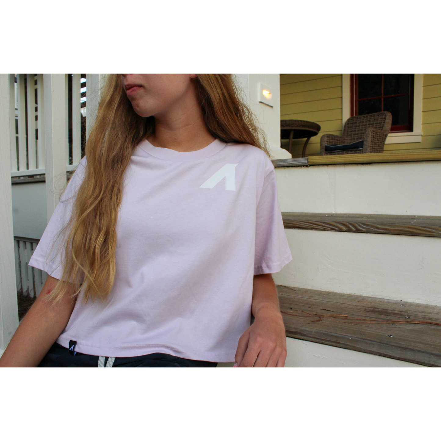 "A is for ANY" Wo's Classic Crop Tee