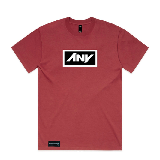 ANY Heavy Faded Tee (Cardinal Red)